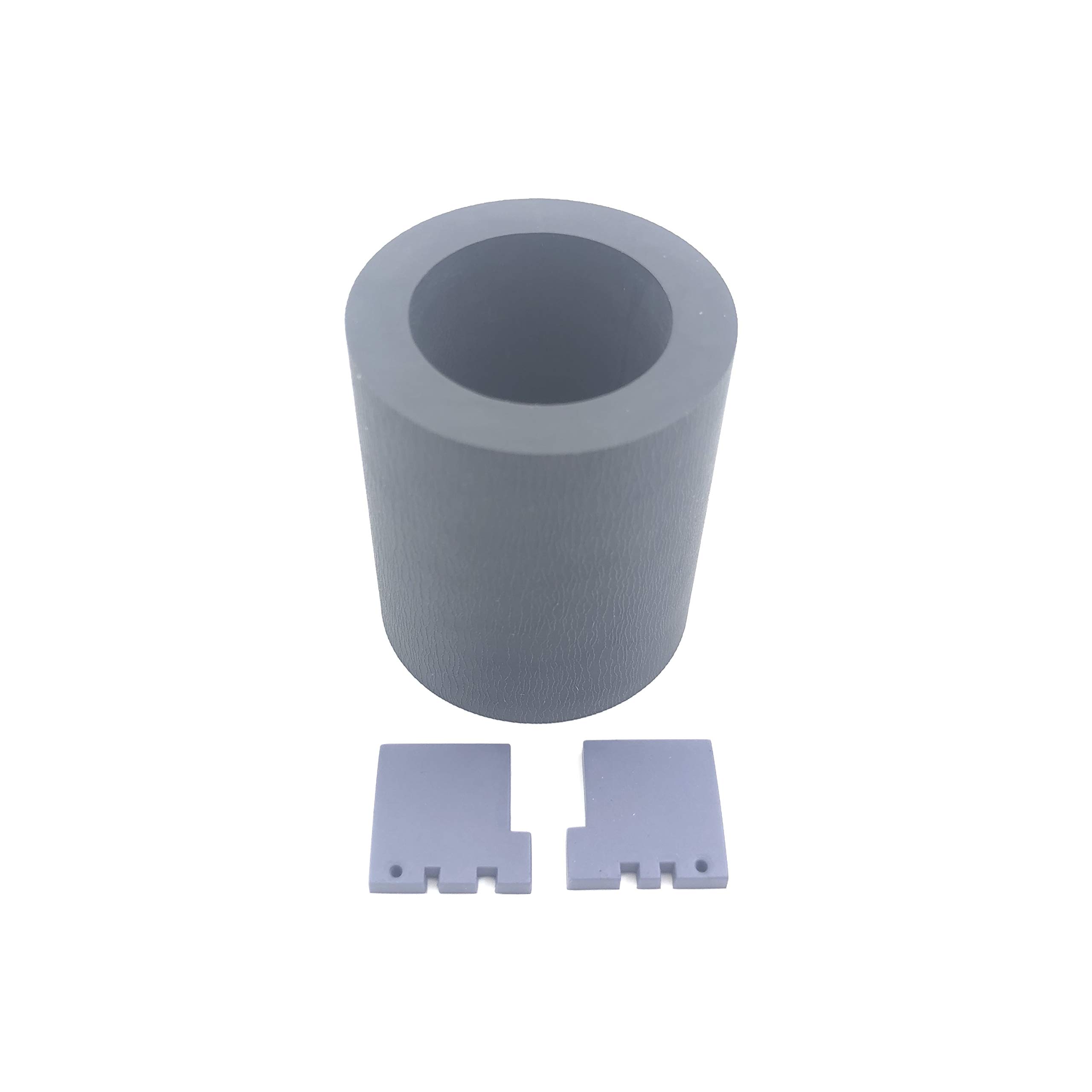 OKLILI PA03586-0001 PA03586-0002 1PC Pick Pickup Roller Tire + 2PC Separation Pad Rubber Compatible with S1500 S1500M fi-6110 N1800 (with Installation Instructions and Installation Video)