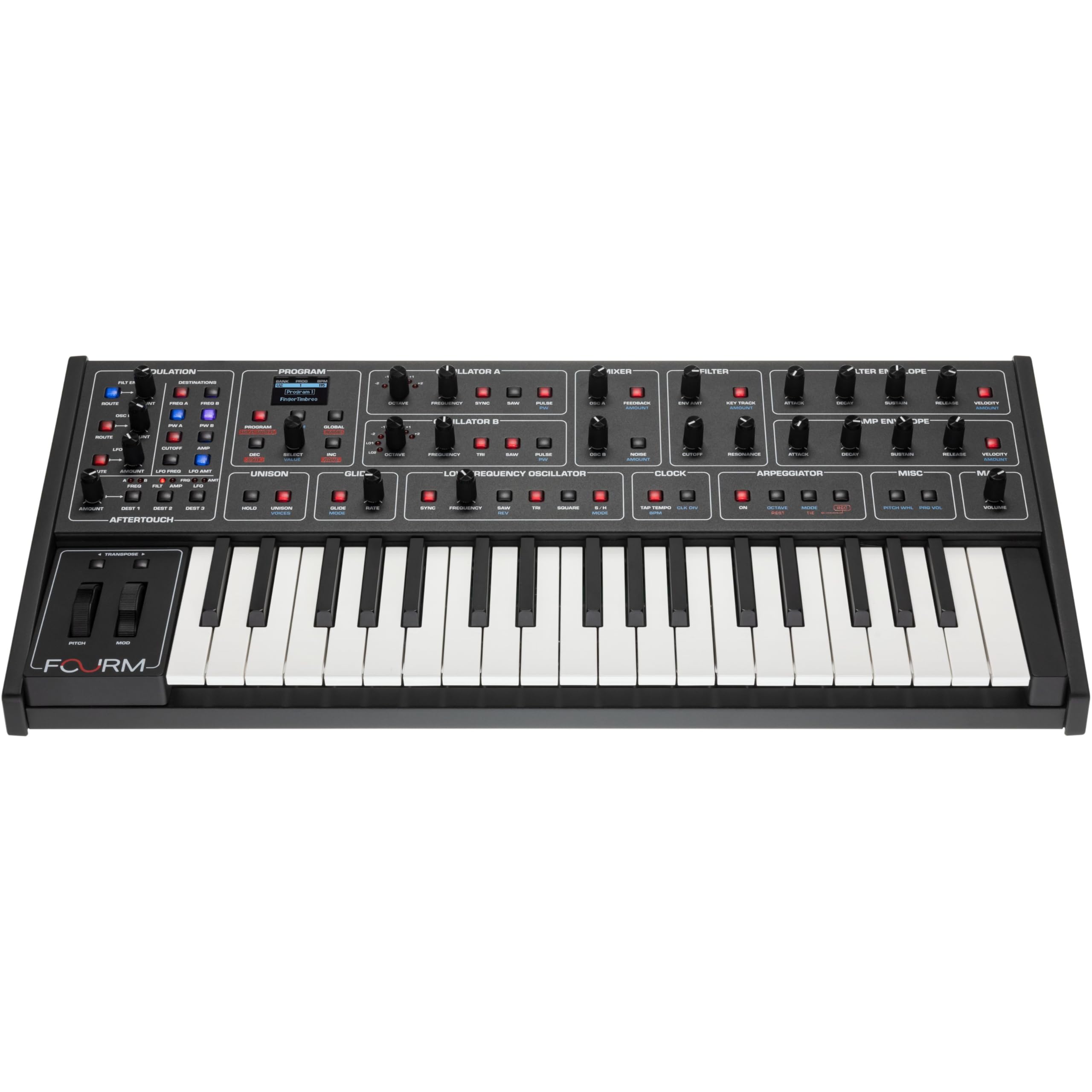 Amazon.com: Sequential Fourm Compact Polyphonic Analog Synthesizer