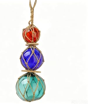 Glass Fishing Float Beach Ornaments