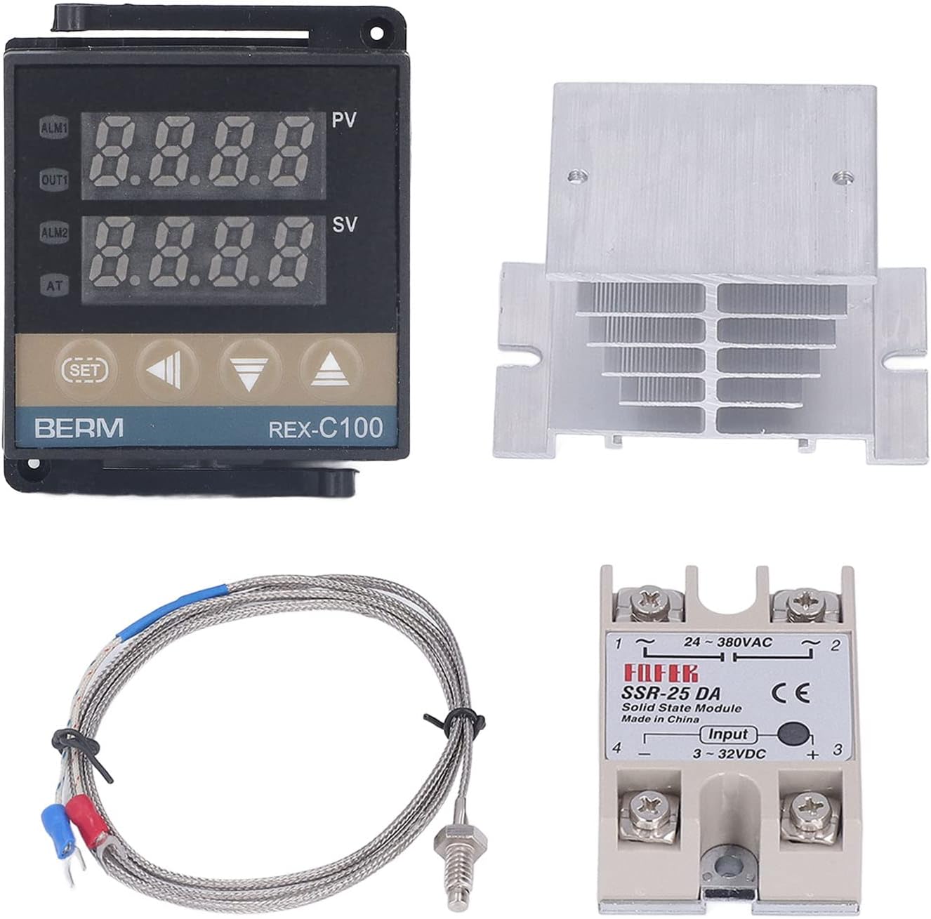 PID Temperature Controllers Kit High Accuracy REX C100
