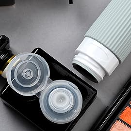 Mrsdry Travel Bottles for Toiletries, Tsa Approved 2oz Travel Bottles, BPA Free Leak Proof Travel Size Toiletry Containers, Refillable Travel Accessories with Toiletry Bag for Shampoo Liquid (4 Pack)