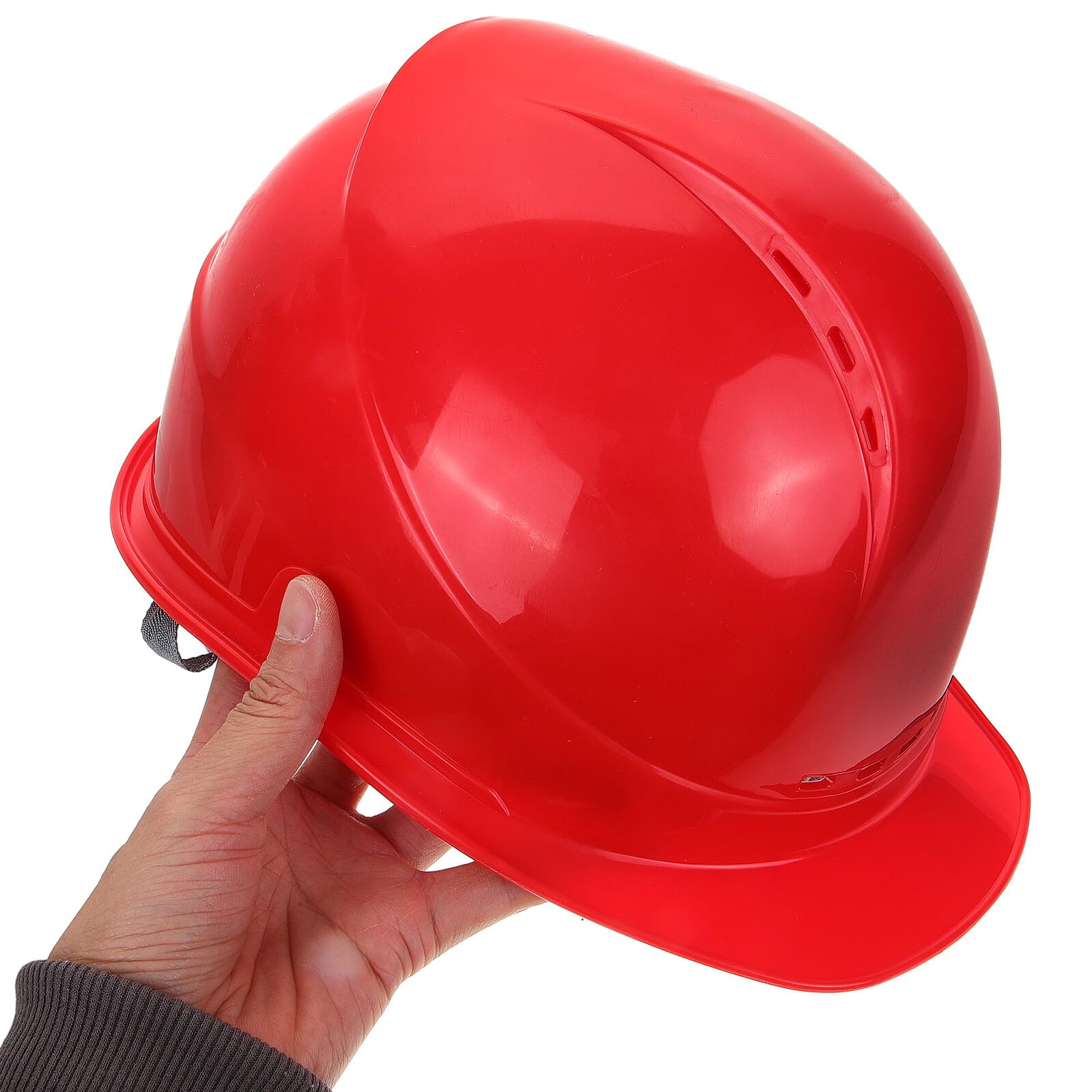 Casco de Seguridad para Construcción Abs Rojo, Resistente y Ventilado