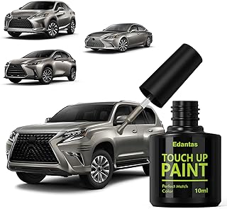 1J7 Atomic Silver Touch Up Paint for Lexus Cars, Professional Auto Touch-up Paint Scratch Repair Kit, Automotive Paints Exact Match Compatible with RX/NX/ES/GX/IS/LS/LC/UX/RC/LX