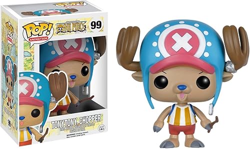 Miniatura 2 de POP Figura de vinilo Funko de una pieza de Chopper (Tony Tony) (empaquetada con funda protectora de caja compatible), multicolor, 3.75 pulgadas