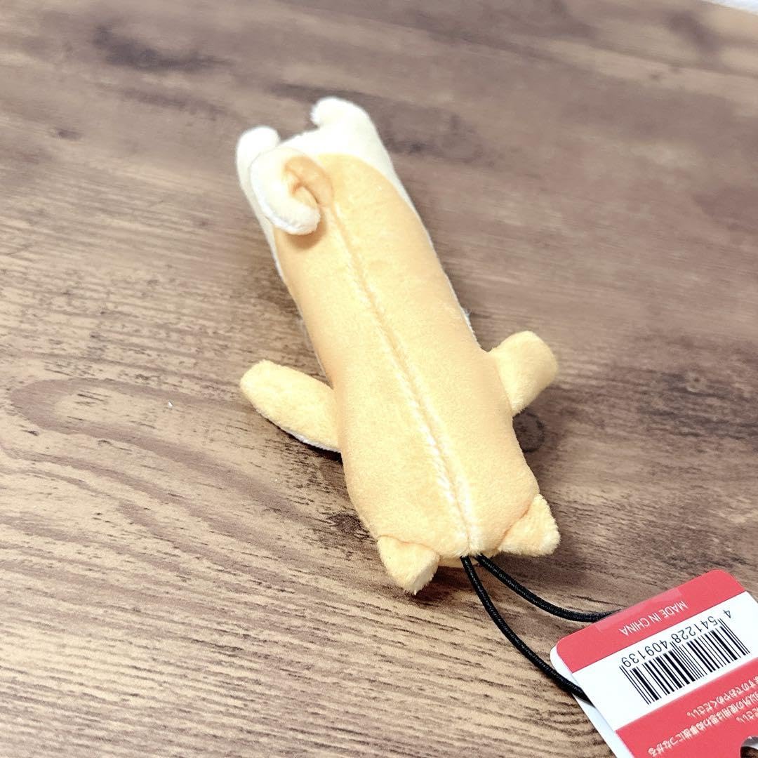 Amazon.co.jp: ぬいぐるみ ストラップ 犬 ドッグ dog 秋田犬 のびいぬ