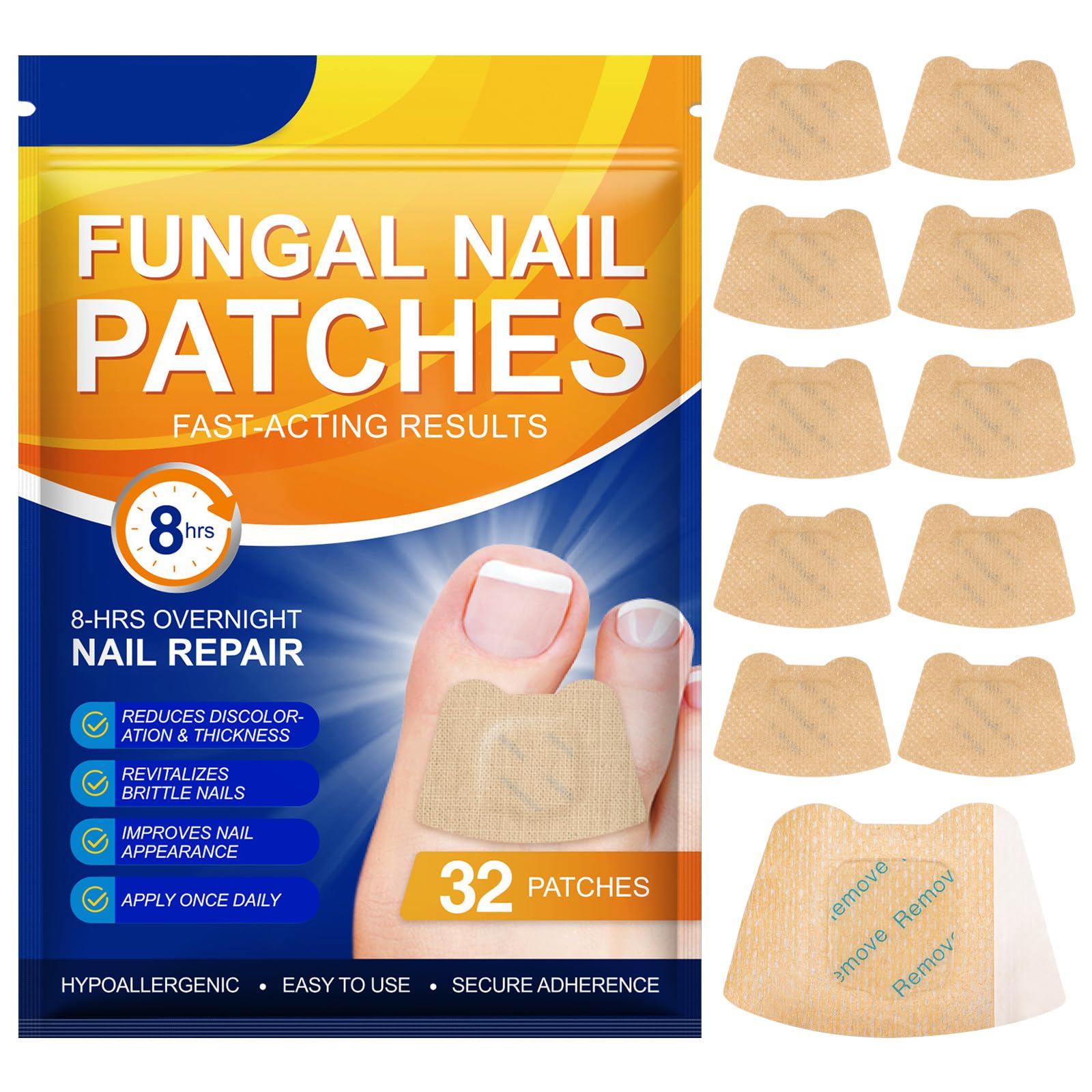 32 Pcs Fungal Nail Patches