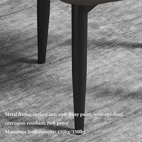 Miniatura 6 de Dining Chairs Modern Mid Century, Kitchen Dining Chairs Upholstered Back Chair Accent Chairs for Office, Steel Frame Leg Makeup Chair, Bedroom