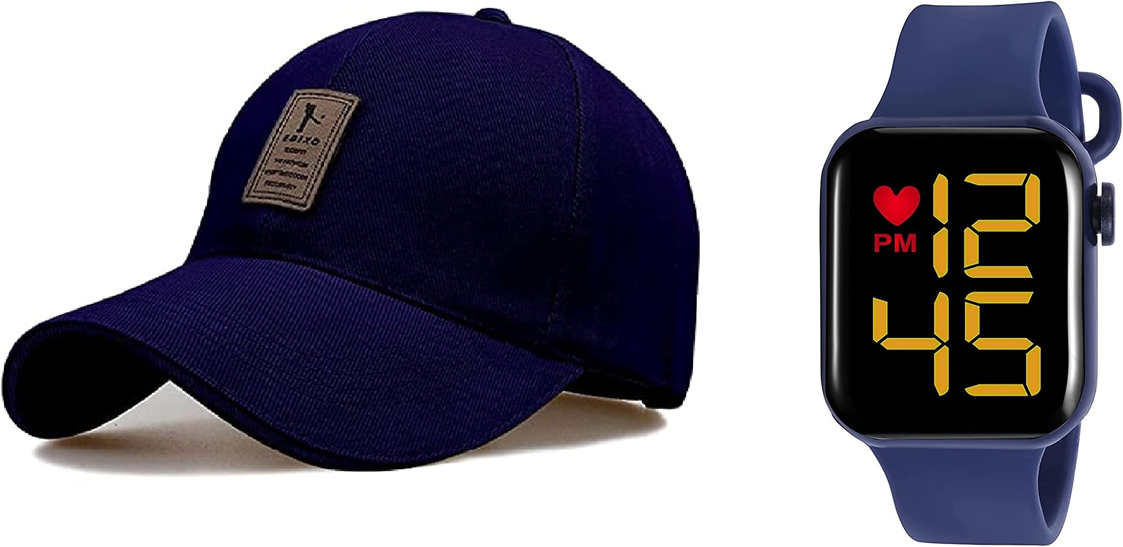 luellaHip HOP Cap for Men Women Unisex Topi Head Branded Boy's Girl's Hip Hop Caps Adjustable Strap Summer Sports (Free Size) (Free Sunglass