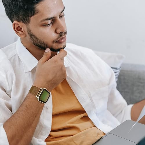 Miniatura 6 de Bandas de metal compatibles con Amaz Fit Gts/Gts2/Gts 3/Gts 2e/Gts 2 Mini/Gts 4 Mini/Gts 4/Gtr Mini, correa de reloj de acero inoxidable de