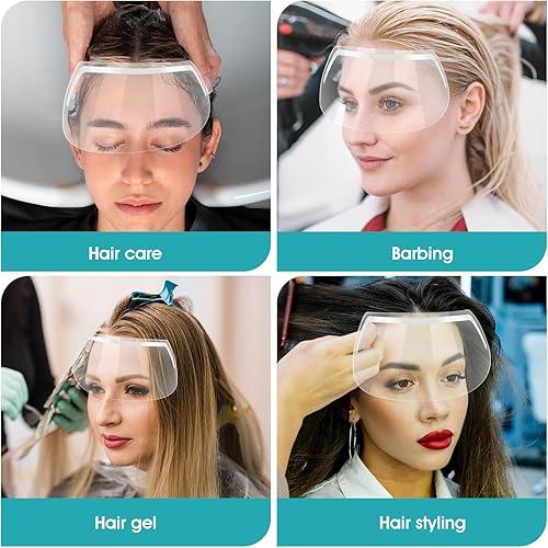 Miniatura 5 de 50 protectores faciales para laca para el cabello, protector de ojos, visera de ducha para adultos, protectores de pestañas transparentes, extensión