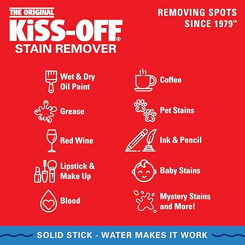 Miniatura 2 de General Pencil Kiss Off Quitamanchas 0.7 onzas (136BP), color blanco