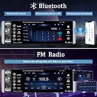 CAMECHO Autórádió 1 DIN CarPlay Android 5,1" Érintőképernyő Bluetooth Kihangosító FM USB TF AUX Tolatókamerával 4