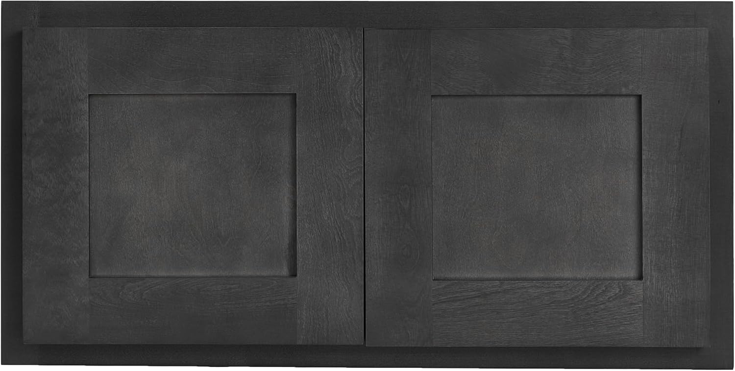 Madison Gray Shaker Kitchen Wall Cabinet, 30 in. W x 12 in. H x 12 in. D, Ready to Assemble