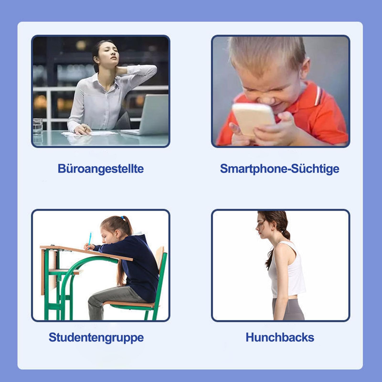 Haltery AlignFlex – dein Haltungstrainer，Rückenkorrekturgerät, stützt das Schlüsselbein und verbessert die Körperhaltung beim Sitzen, Stehen und Gehen