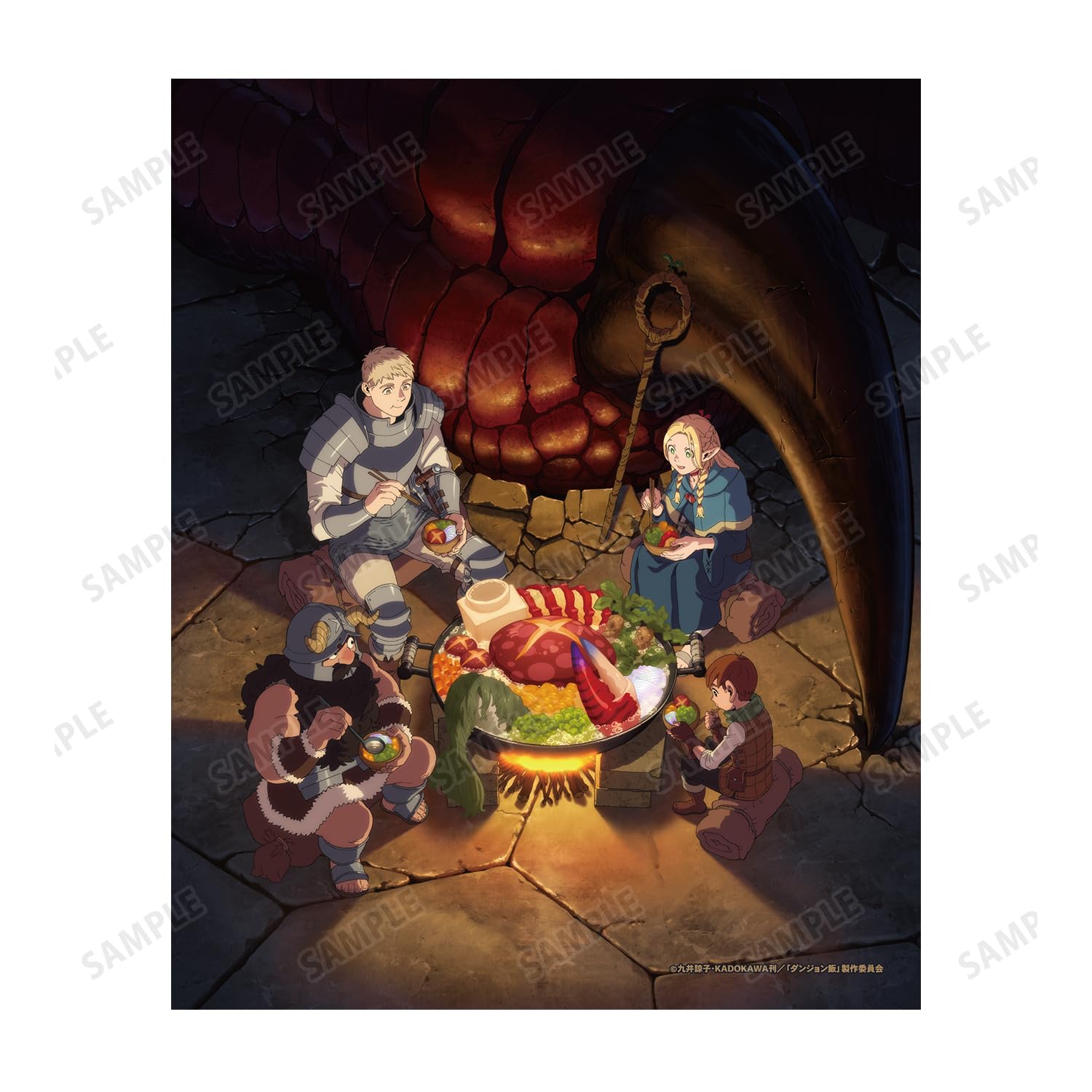 ダンジョン飯のキャンバスボード Amazon.co.jp: TVアニメ「ダンジョン飯」 ティザービジュアル