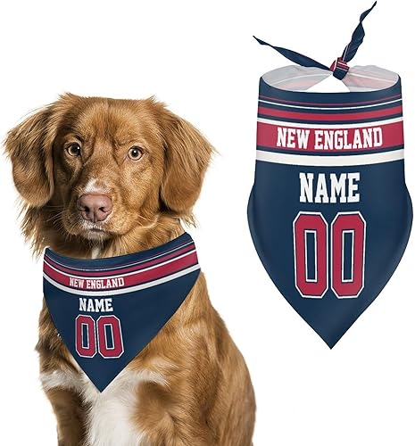 Miniatura 24 de San Francisco - Bandana personalizada para perro, diseño personalizado, nombre, número, bufanda, regalos de fútbol para perros y gatos