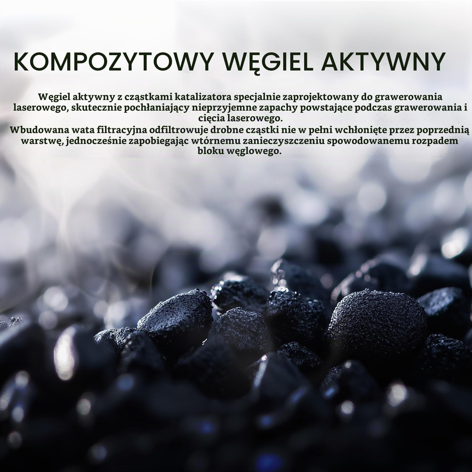 ATOMSTACK D3 oczyszczacz powietrza do urządzeń do grawerowania laserowego, wydajność filtracji 99,9%, 5-warstwowy system filtrowania, silnik 3500 obr./min, dezodoryzacja węgla aktywnego, odsysanie