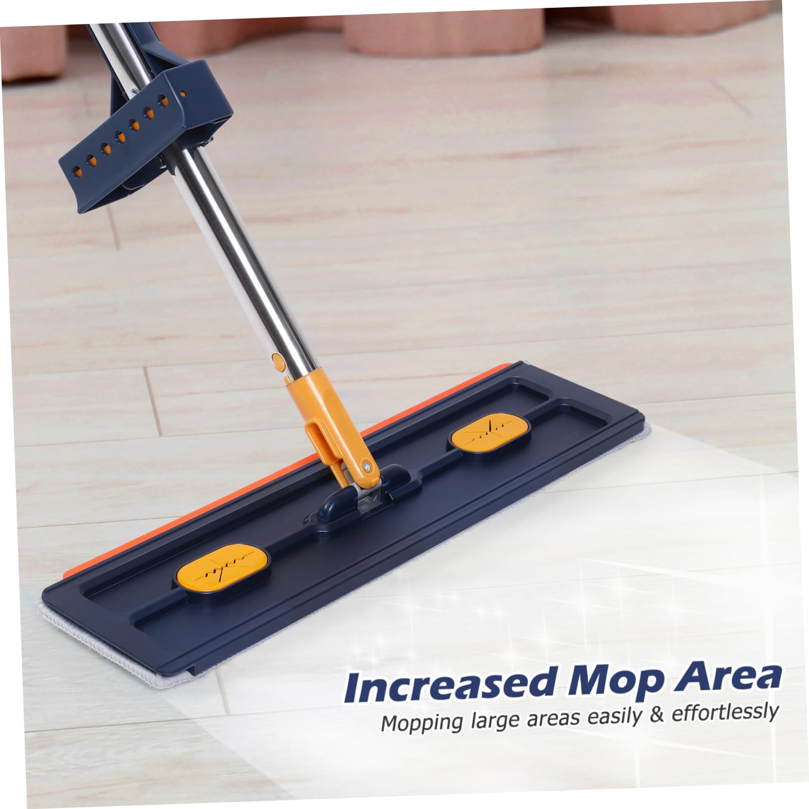 Healvian Trapeador Plano Grande para Limpieza Profunda Raspador de Agua y Material de Aleación Resistente Adecuado para Suelos y Azulejos Hogar