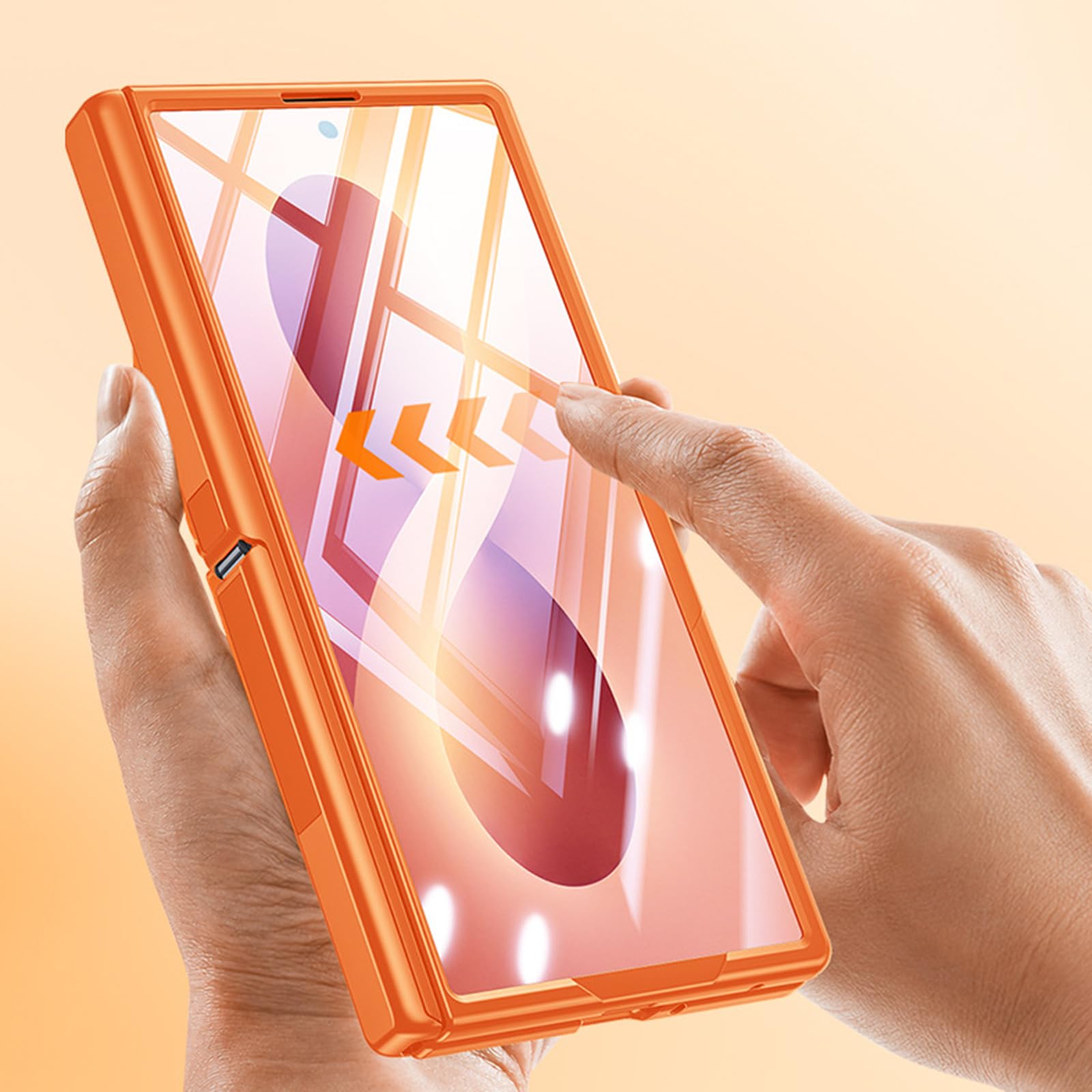 Magnetyczne etui do Samsung Galaxy Z Fold 8 Ultra, twardy PC Gefrostet