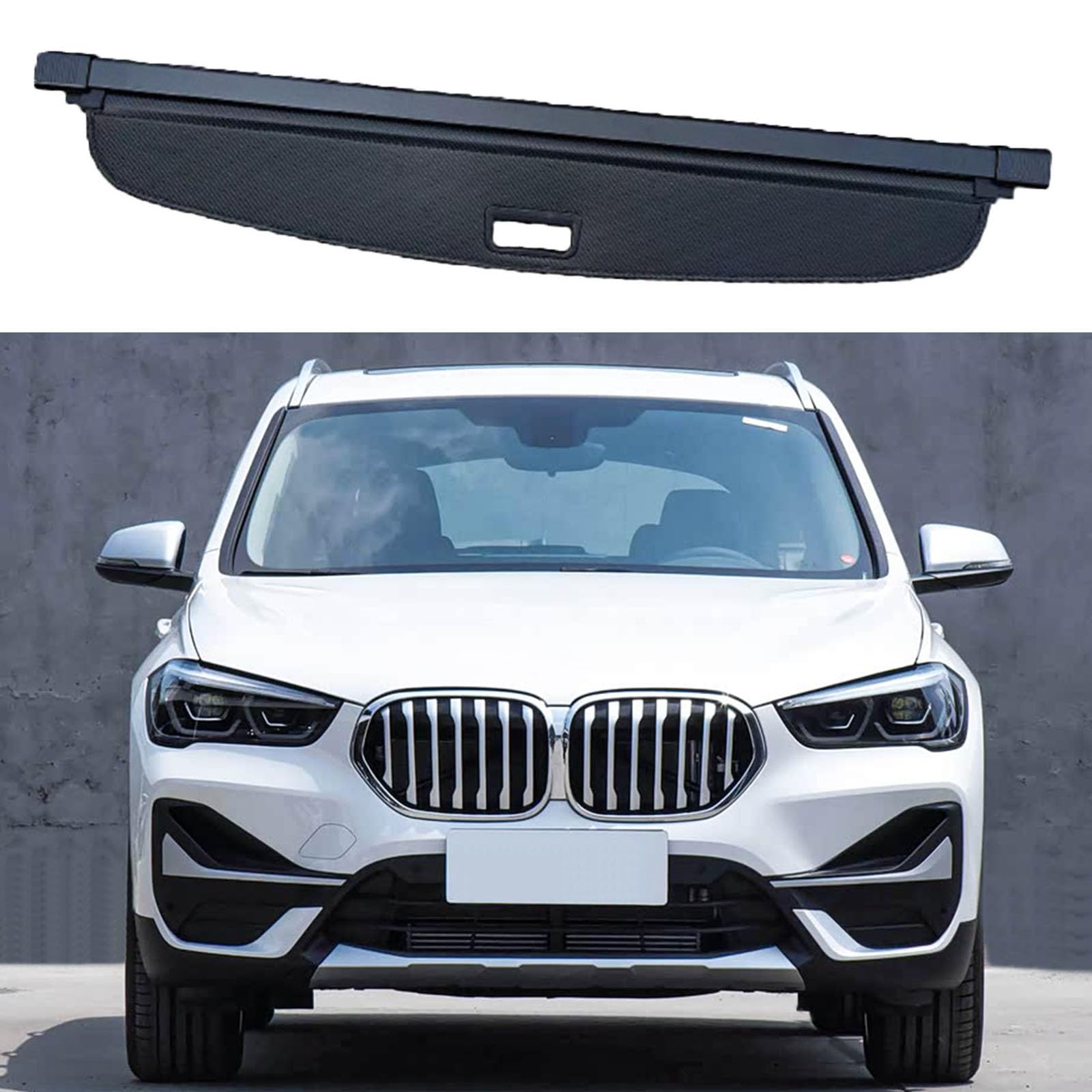 SXLGDW Car Retractable Rear Trunk Parcel Shelf,Compatible with BMW X1 2018-2024,Car parts