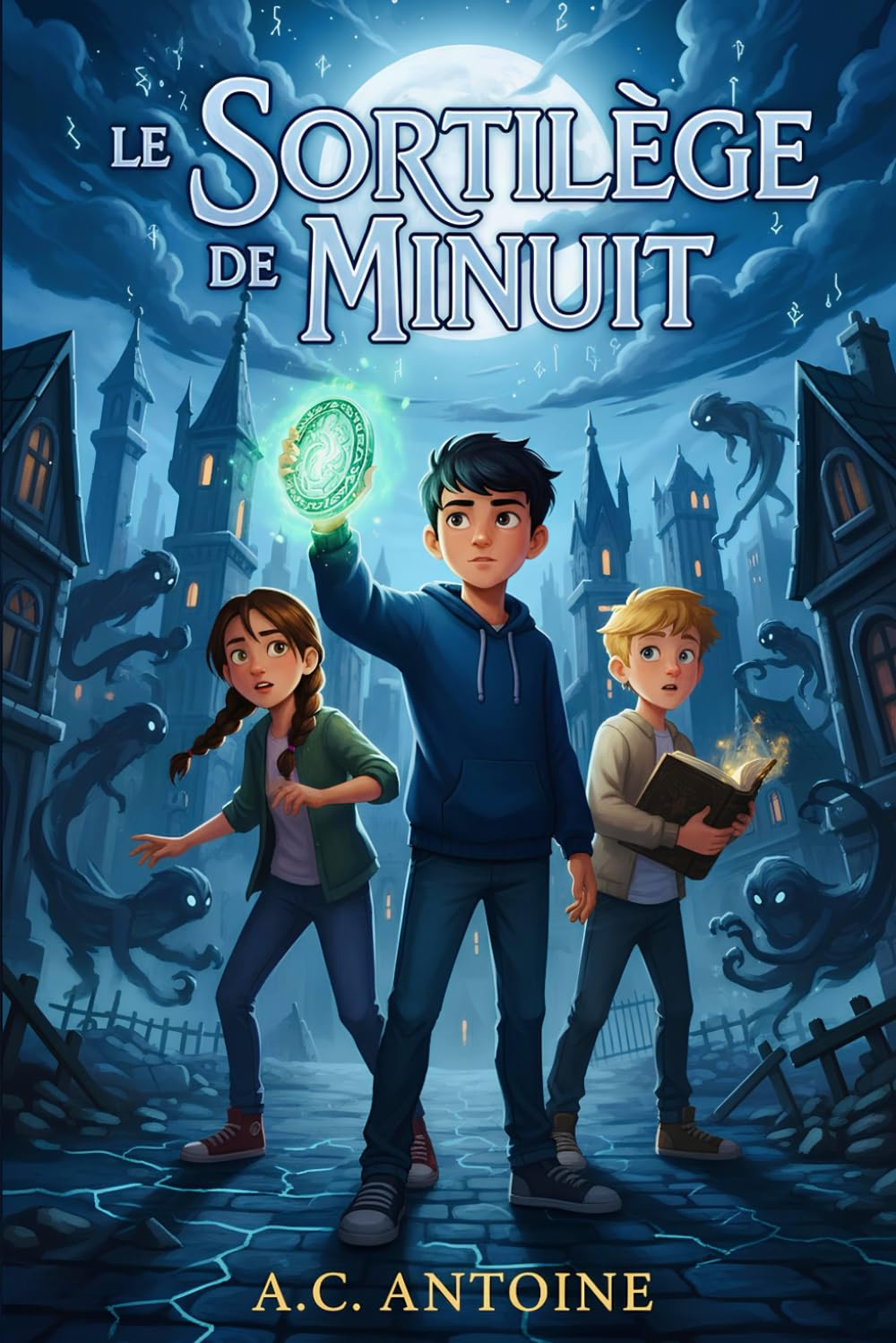Le Sortilège de Minuit: Livre pour enfants de 8 ans et plus - Un récit palpitant, illustré et immersif, qui mêle mystère, action et imagination