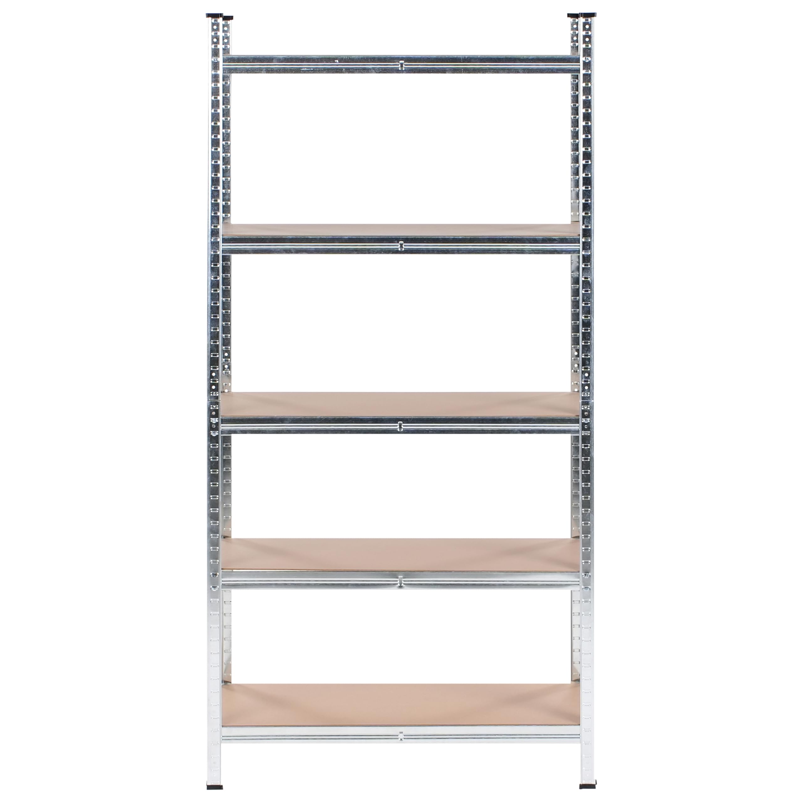 Beliani Gartenregal in Beige aus Eisen mit 4 Ablageflächen klappbar Pavona