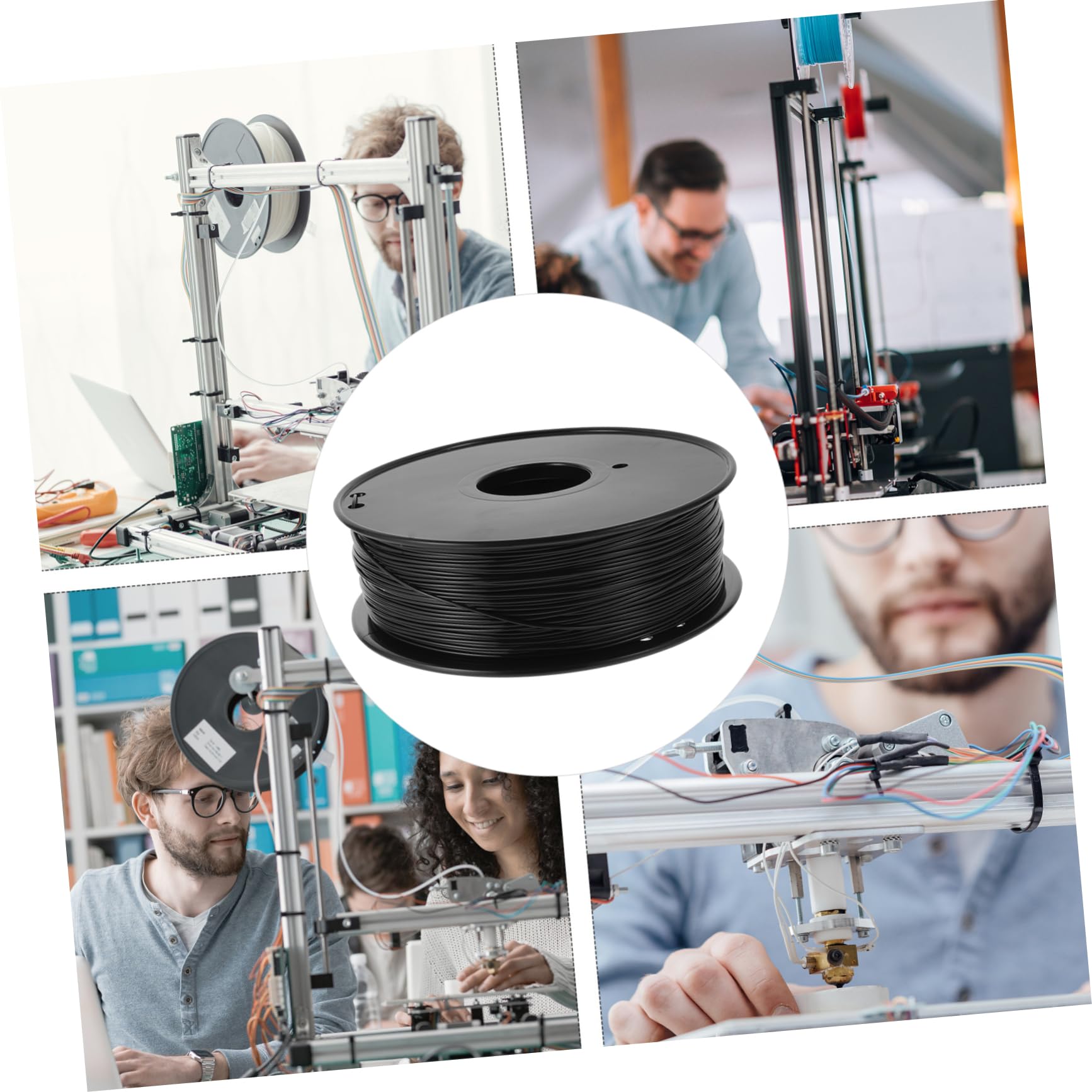 Asa Filament 1, 75mm Schwarz für 3d-drucker, UV Beständig
