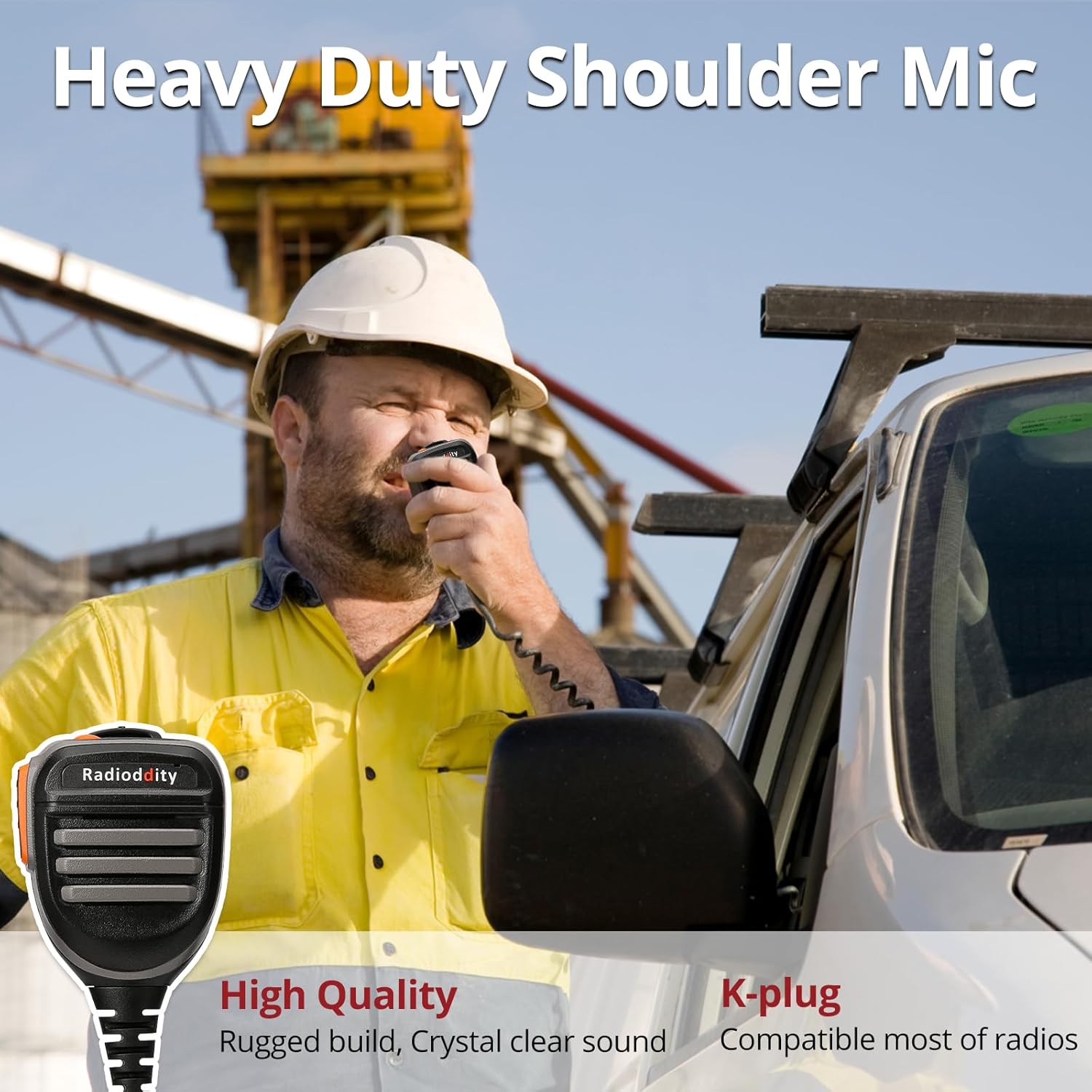 Radioddity GM-30 GMRS Handheld Radio displaying NOAA weather channel