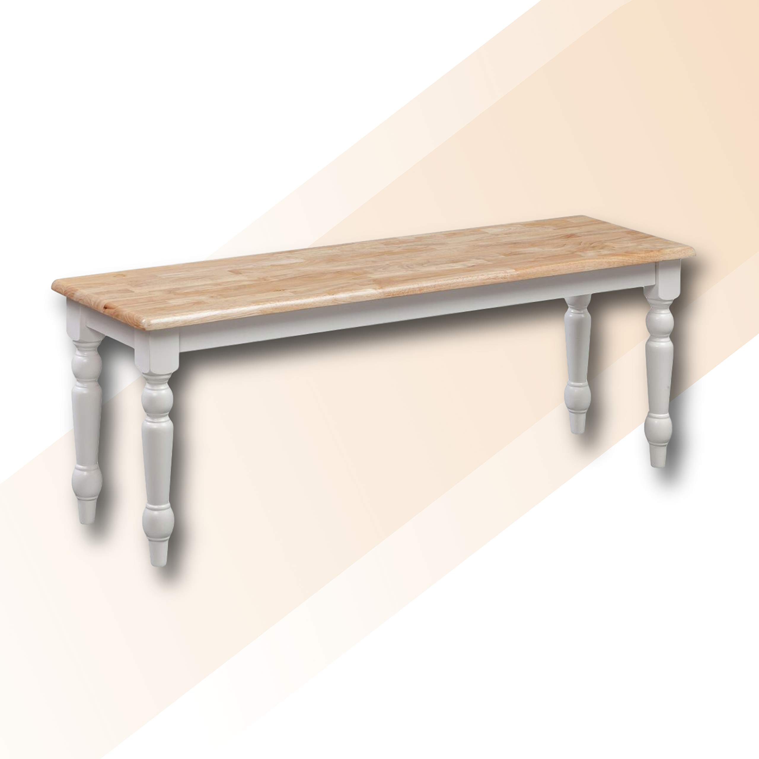 Wooden Indoor Farmhouse Bench Backless Bench For Dining Table