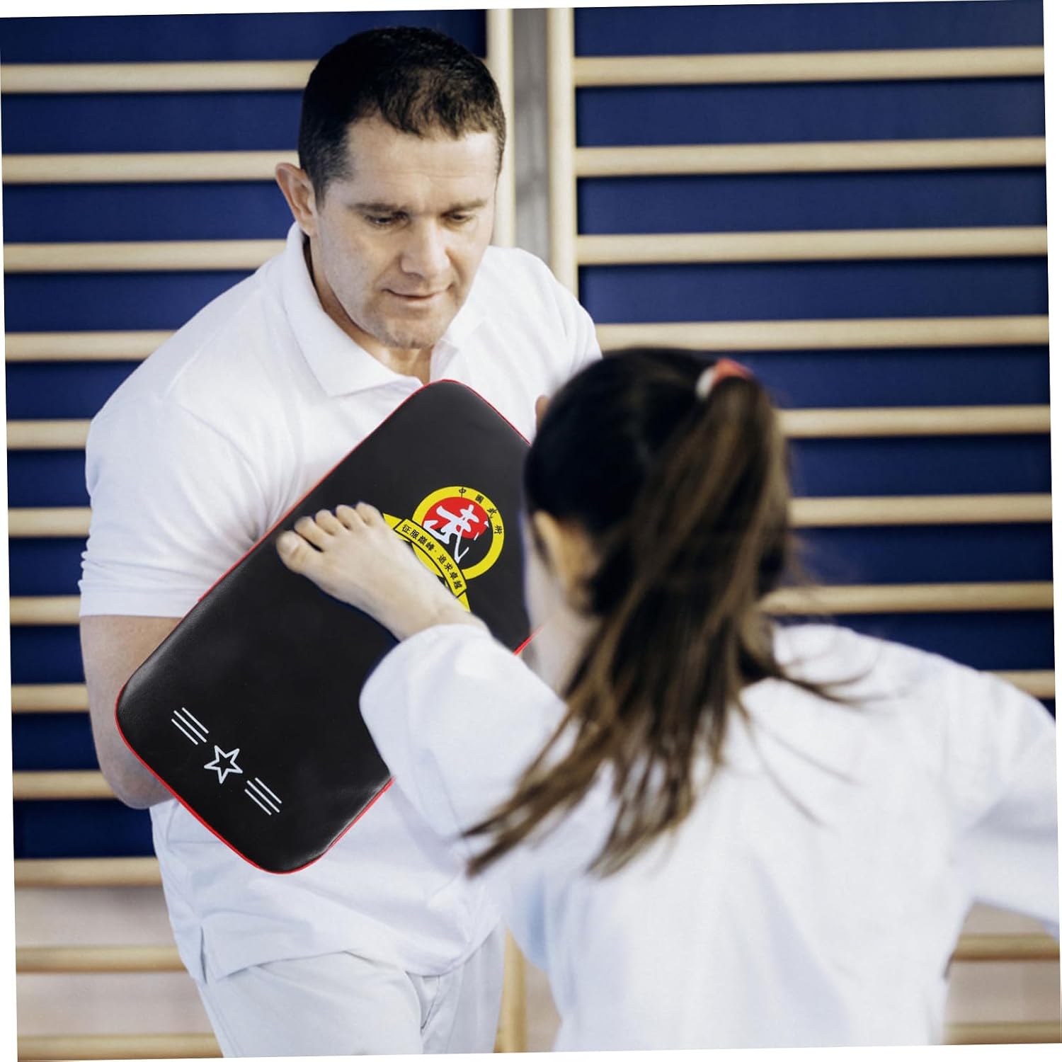 balacoo Thickened Boxing Kick Shield with Durable Pu Cover Impact-Absorbing Padding for Martial Arts Training Suitable for Professionals and Amateurs