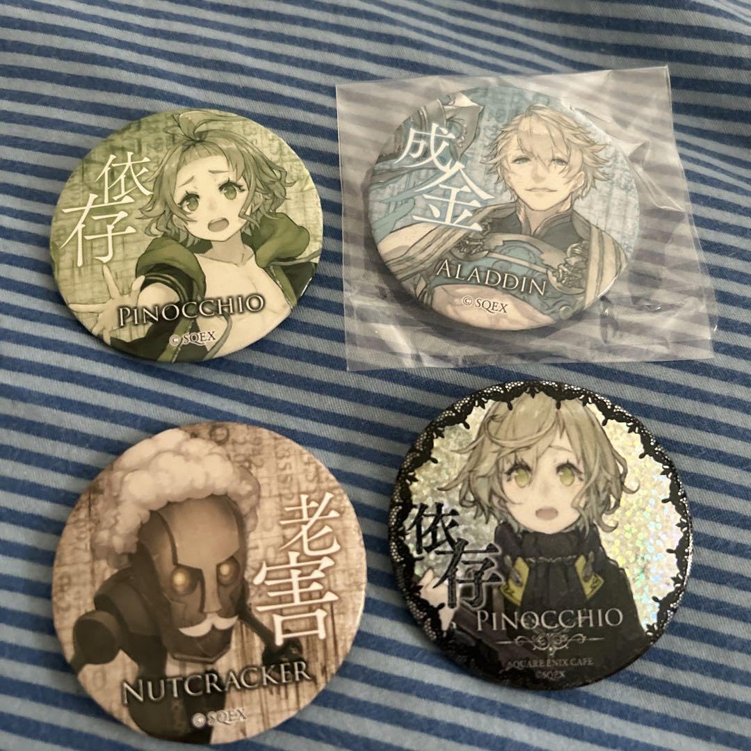 シノアリス アラジン 缶バッチ シノアリス アラジン 缶バッチ