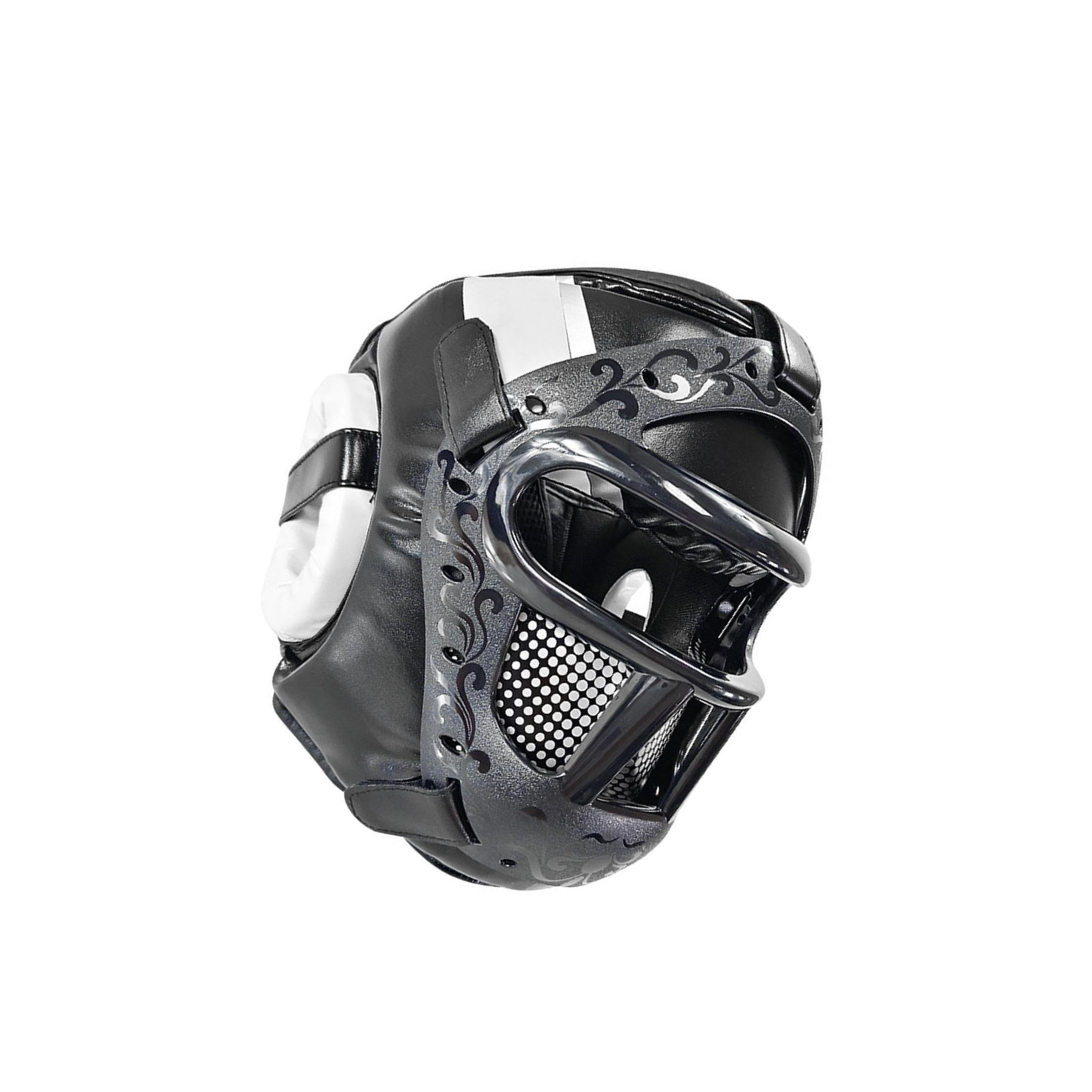 Casco da allenamento per kickboxing, taekwondo, boxe, karate | traspirante, cappello sportivo, sparring, grappling, MMA, arti marziali, boxe, hollow out
