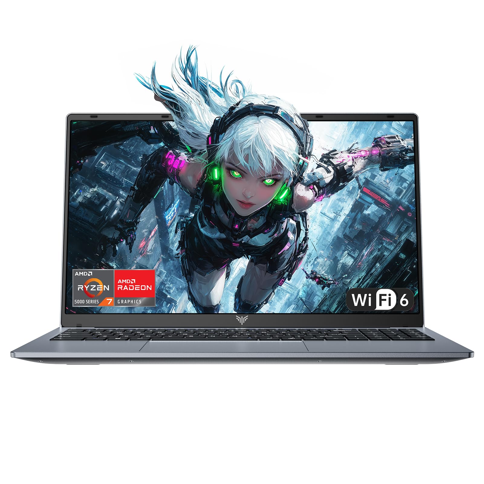 15.6" Ordinateur Portable Gamer ave Ryzen 7 5700U (jusqu'à 4.3GHz)
