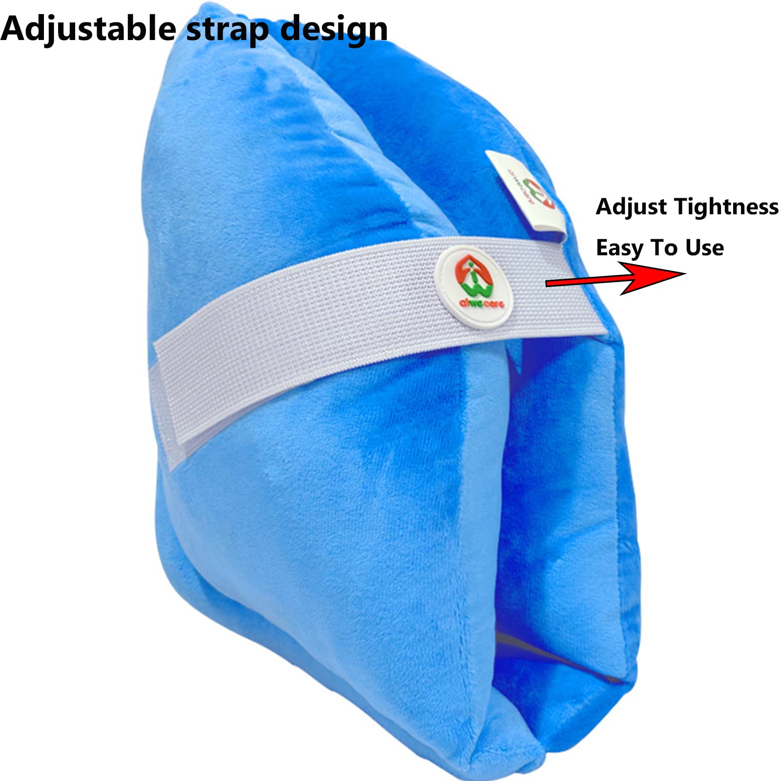 Protectores De Talón Para Aliviar La Presión Y Las Escaras, Cojines Para El Talón Para Aliviar El Dolor Del Talón, Almohada De Apoyo Para Los Pies, 1 Unidad, Azul