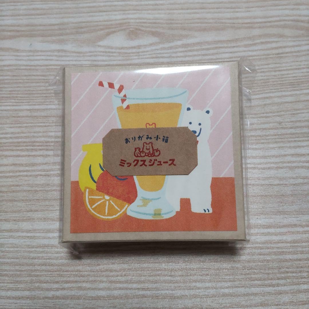 Amazon.co.jp: 文具女子博 古川紙工 おりがみ小箱 ミックスジュース