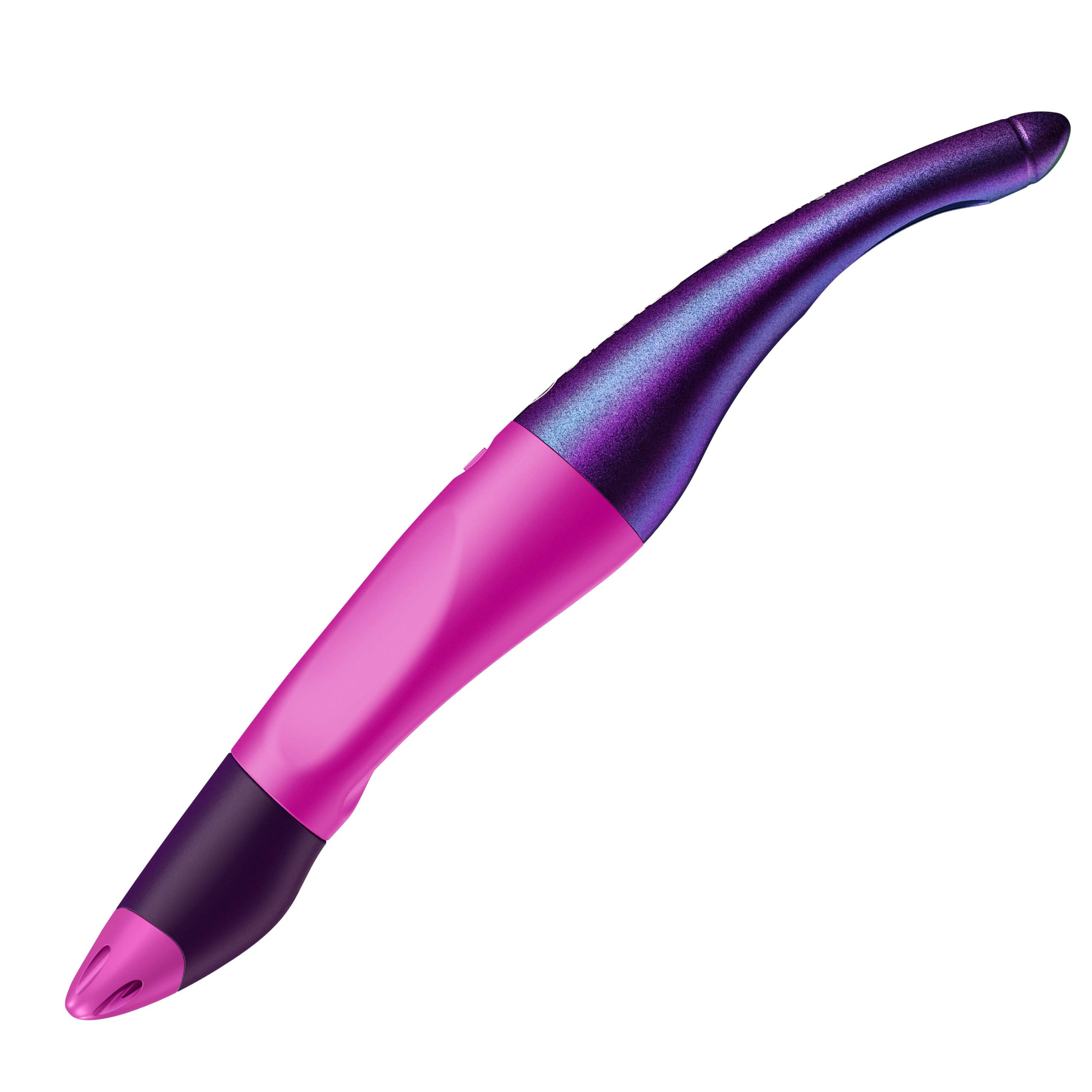 STABILO EASYoriginal Holograph Edition – Ergonomischer Tintenroller für Rechtshänder, magenta