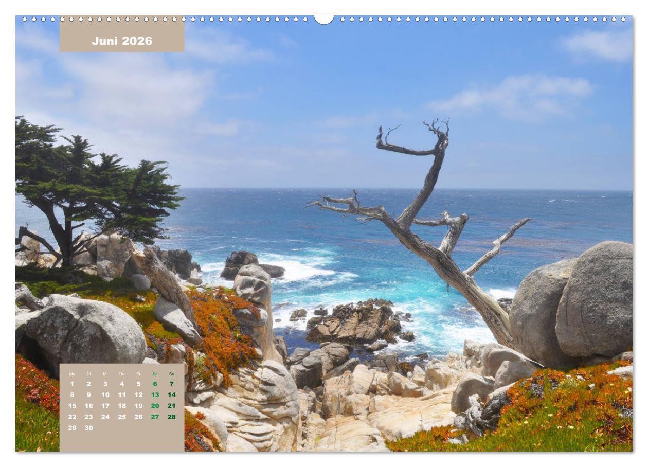Erlebe mit mir den Westen der USA (hochwertiger Premium Wandkalender 2026 DIN A2 quer), Kunstdruck in Hochglanz: Meistens wird der Begriff Westküste ... liegenden Gebiete verwendet. (CALVENDO Orte)