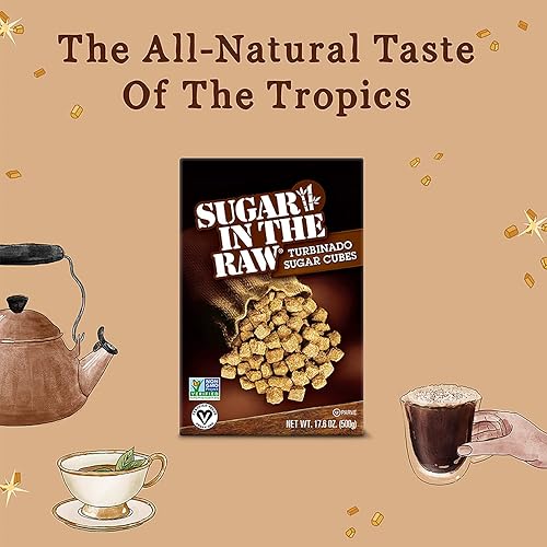 Miniatura 32 de SUGAR IN THE RAW, paquetes de azúcar de caña granulada, 100 unidades (paquete de 8)