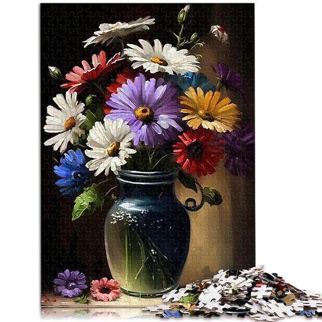 Foto 2 de 6 de Rompecabezas para Adolescentes 1000 Piezas Serie de Arte Floral Estilo 1 Análisis y lógica Juguetes…