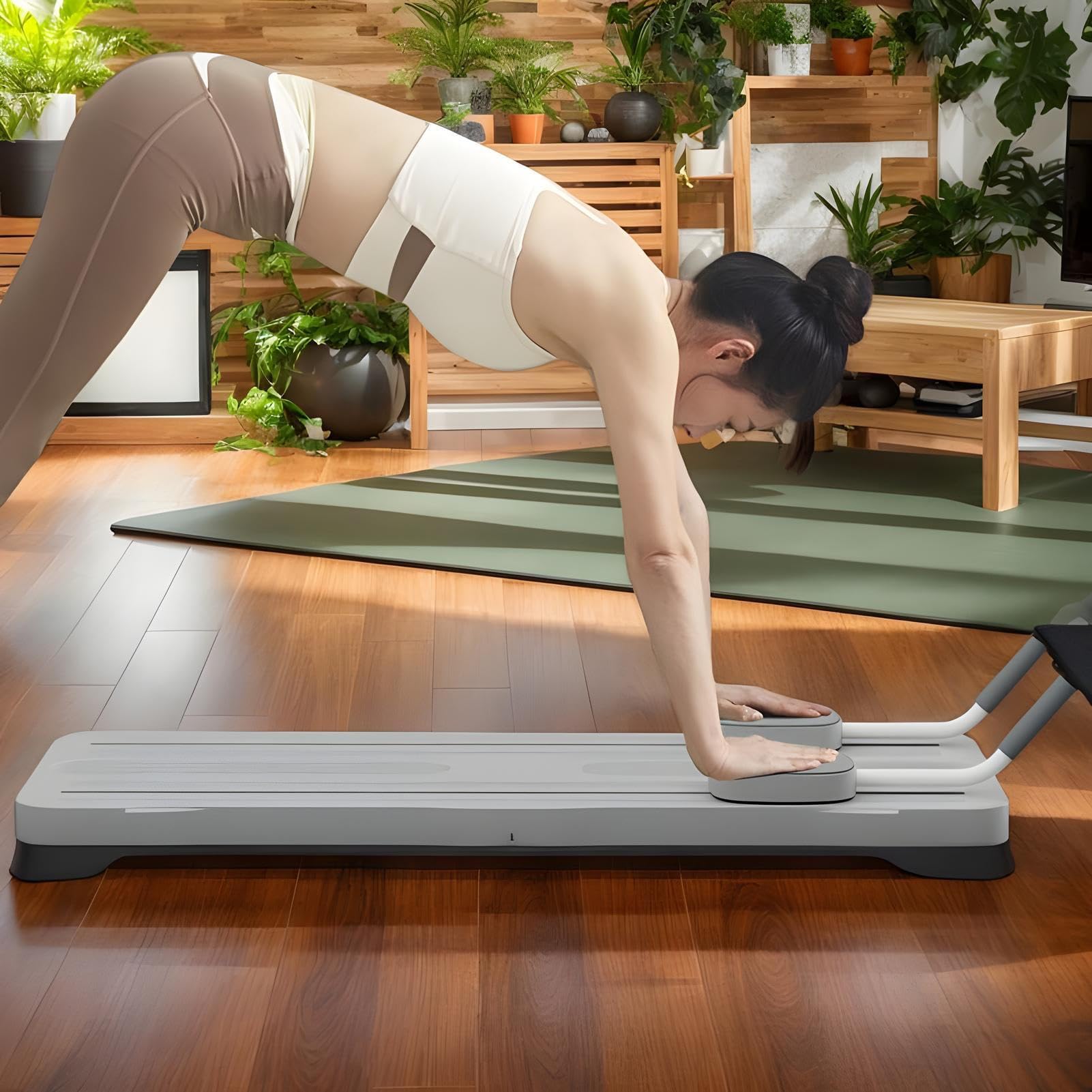 Pilates maszyna wzmacniająca rdzeń całego ciała, składana deska trenażera brzucha do kondycjonowania tancerzy, rehabilitacji i regeneracji po porodzie, sprzęt do jogi