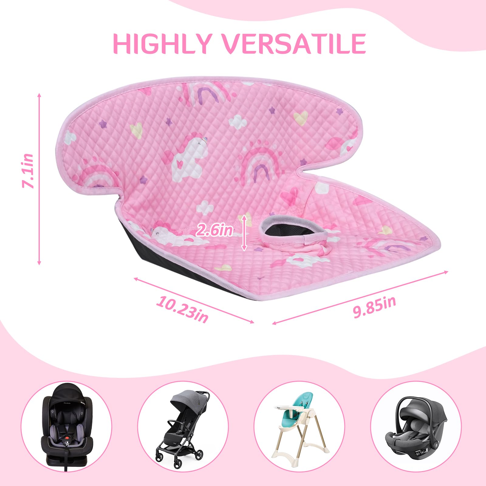 INFANZIA Dry Seat, paquete de 2 protectores impermeables para asiento de coche, forro de asiento de coche, entrenamiento para niños pequeños, bebés y bebés, almohadilla para asientos de coche,
