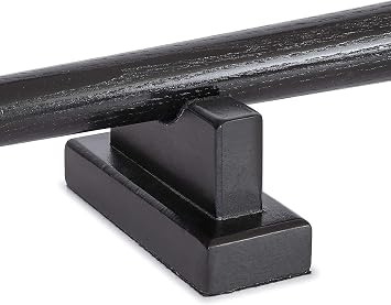 Baseball Bat Display Holder Rack Mount for Table or Desk- Replaces Case or Stand - Solid Wood w/Felt Liner to Protect Bat and Surface- Natural or Black Color Option