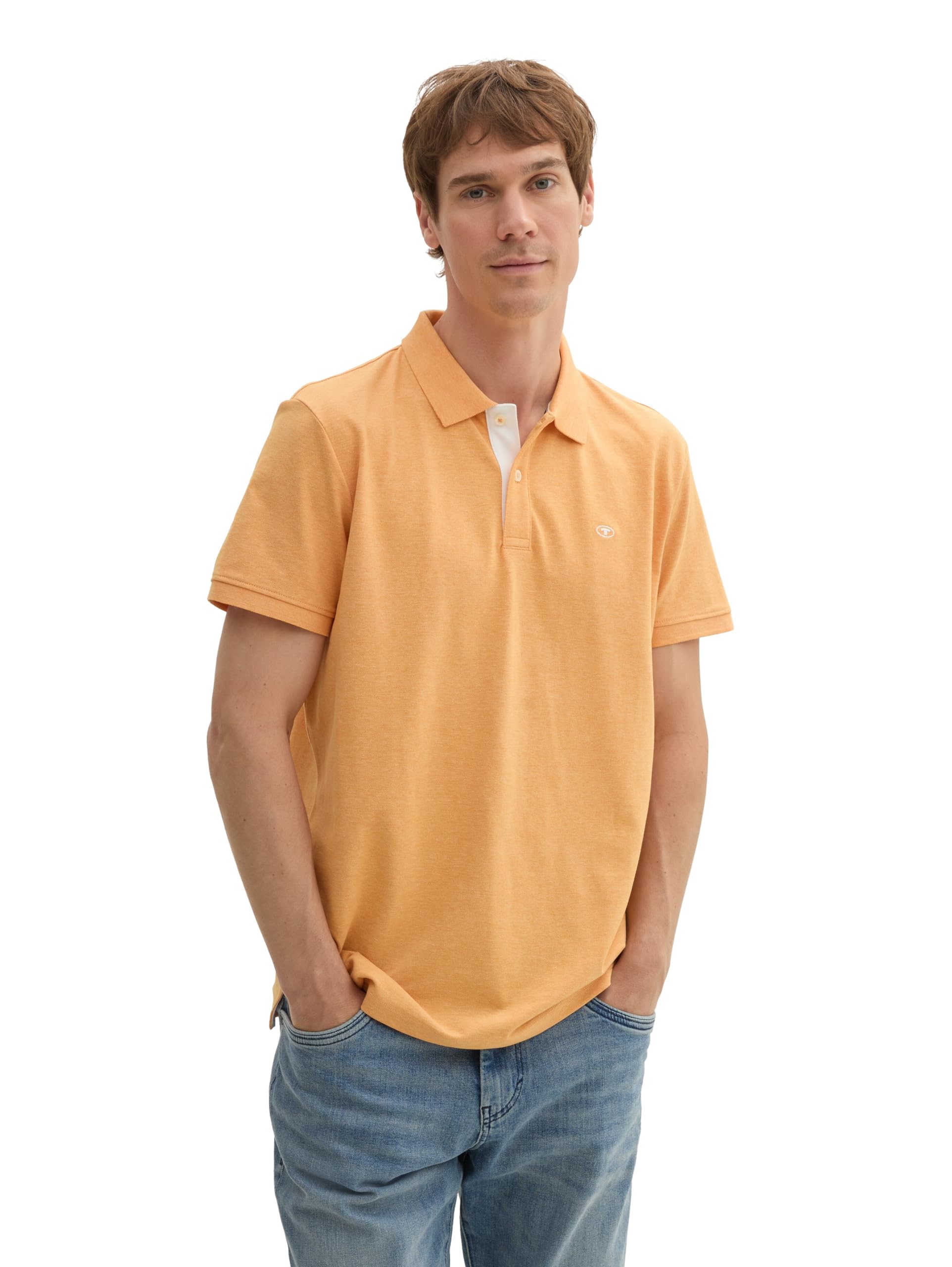 TOM TAILOR Herren Basic Piqué Poloshirt