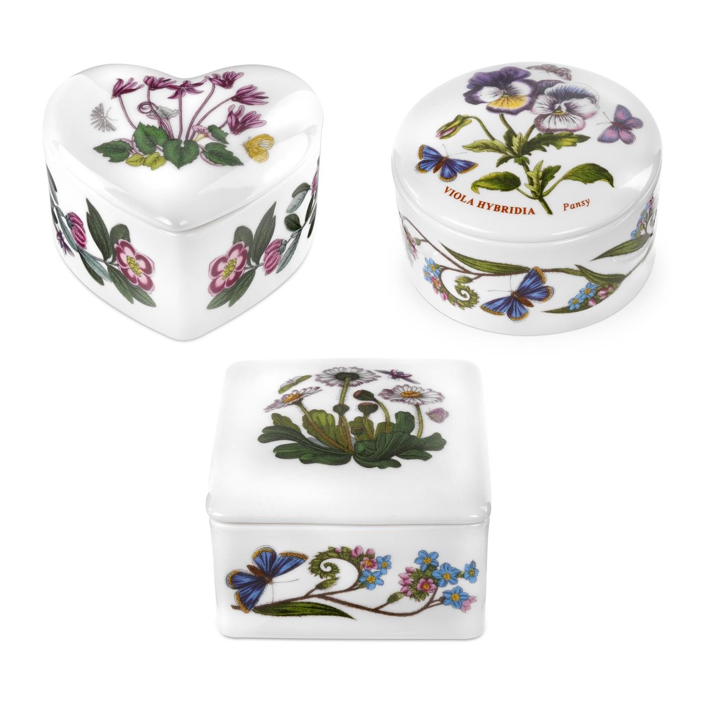 Amazon.com: Portmeirion Botanic Garden Covered Boxes, Set of 3