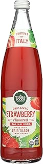 Whole Foods Market, Soda Italian Strawberry Flavored Organic, 25.3 Fl Oz