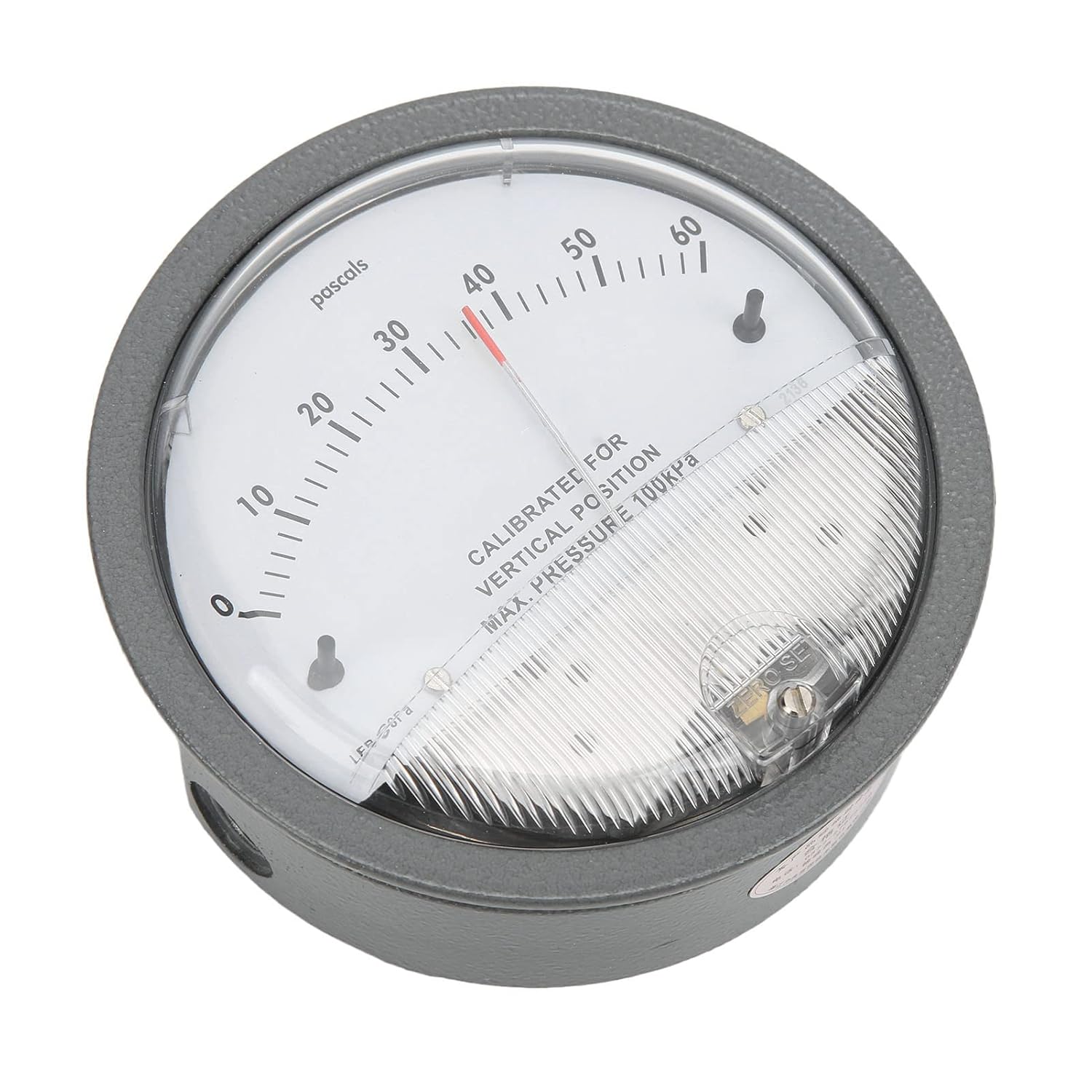 Generic Differential Pressure Transparent Case with Pointer and Scale, Microelectronics, Aerospace (with Anti Vibration, Anti Pressure Overload, for Various Harsh
