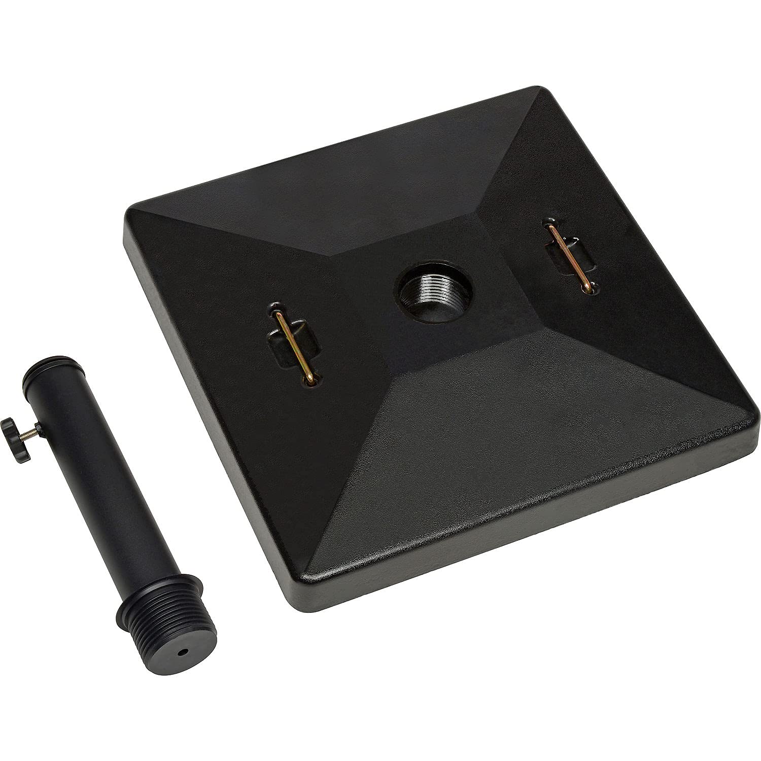 Global Industrial Concrete Umbrella Base, 88 Lbs., Black