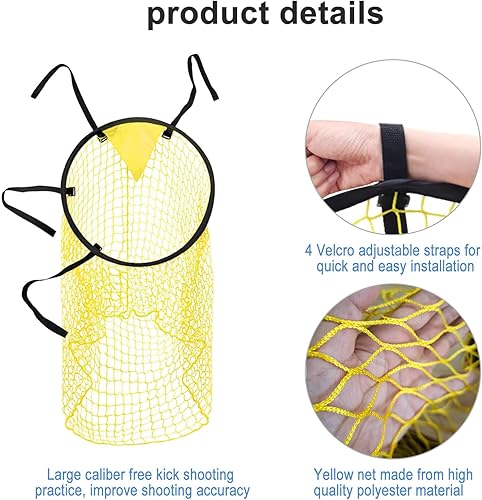 Miniatura 5 de Objetivos de fútbol para entrenamiento de goles redes de objetivos de fútbol para entrenamiento de precisión de tiros - Equipo de práctica de
