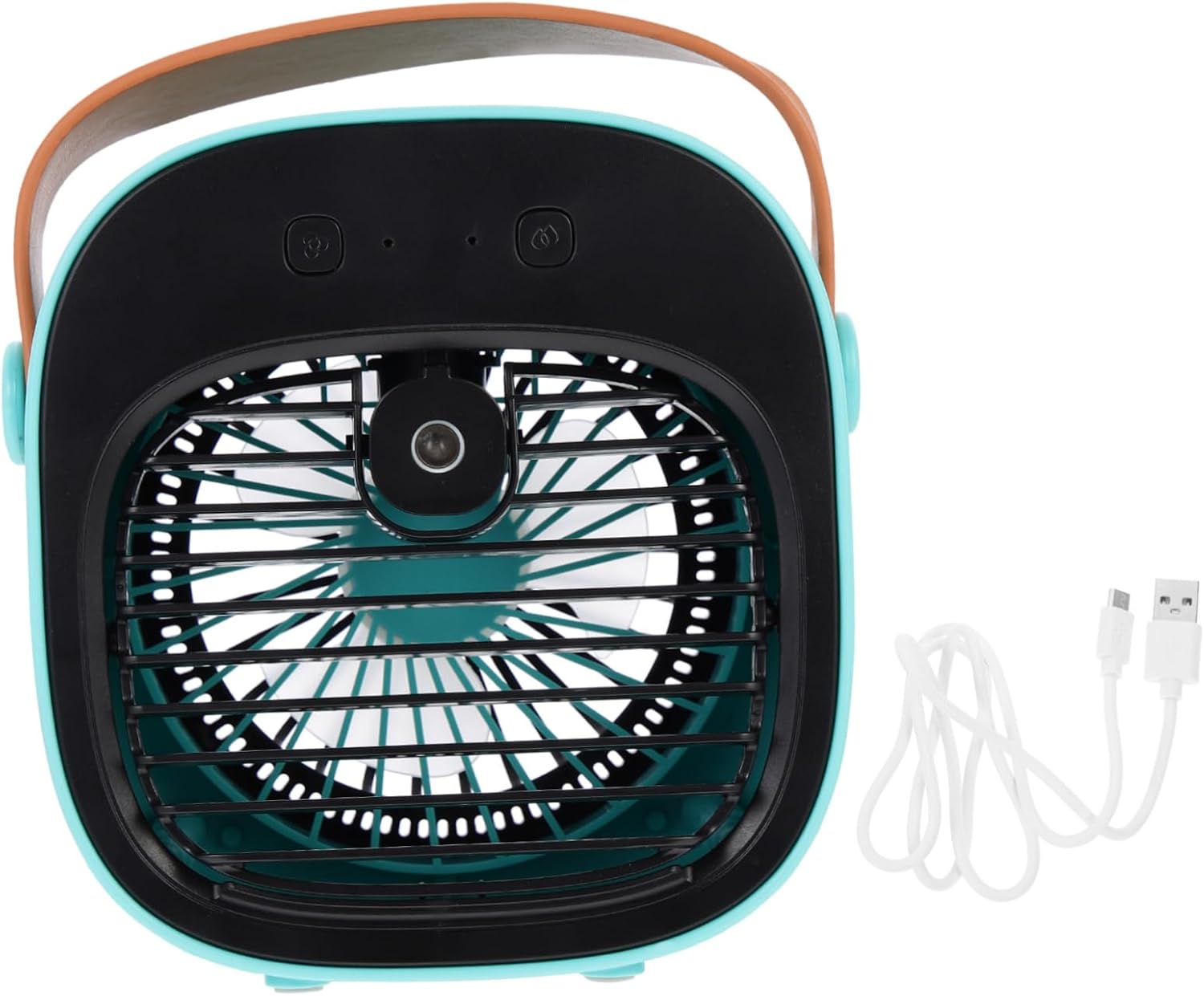 Portable USB Powered Table Cooling Fan with Speed Air Circulator Compact Desktop Air Cooler for Office Home Travel and Dorm Use Blue Mini Fan