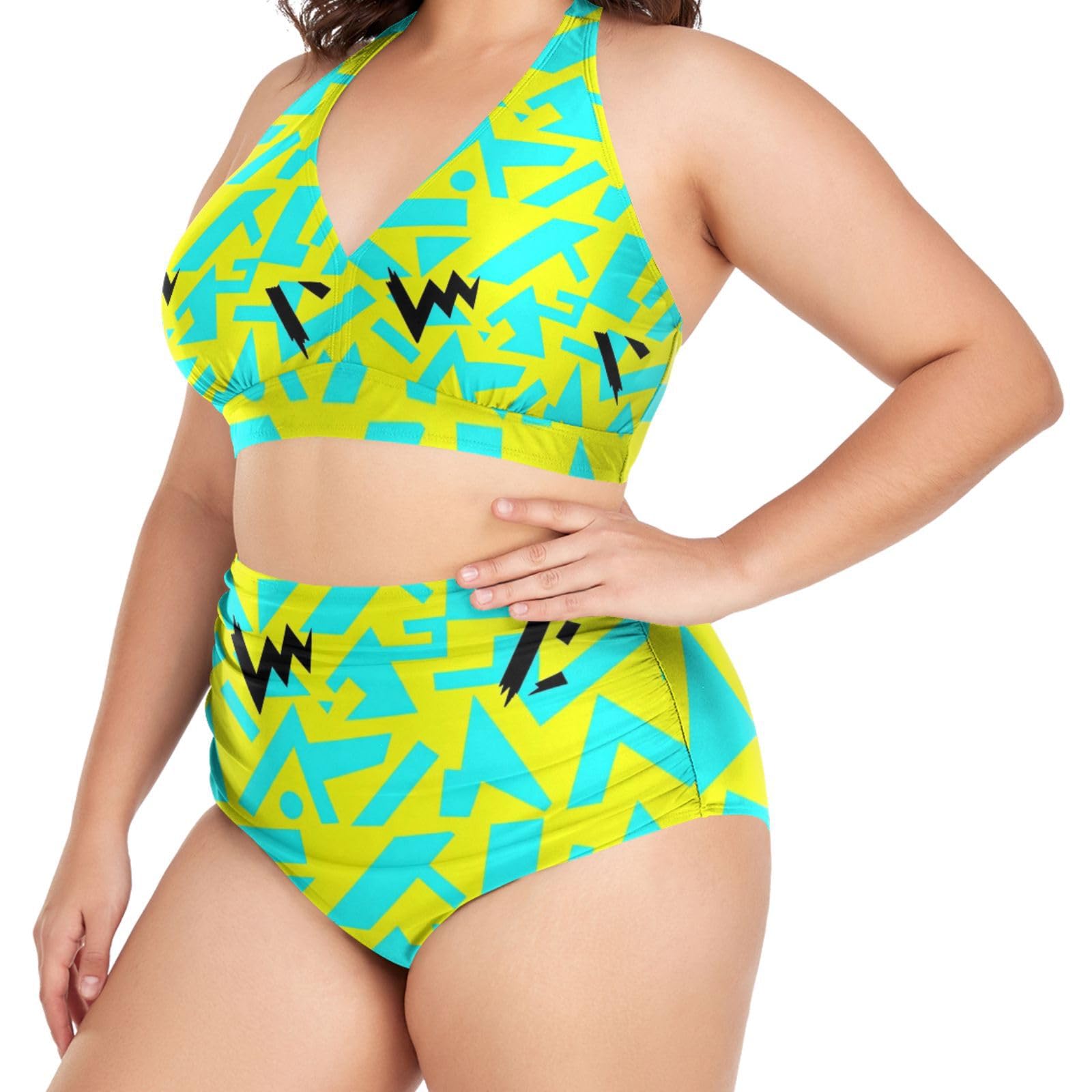 FRODOTGV Costumi da bagno da donna curvy, da L a 4XL